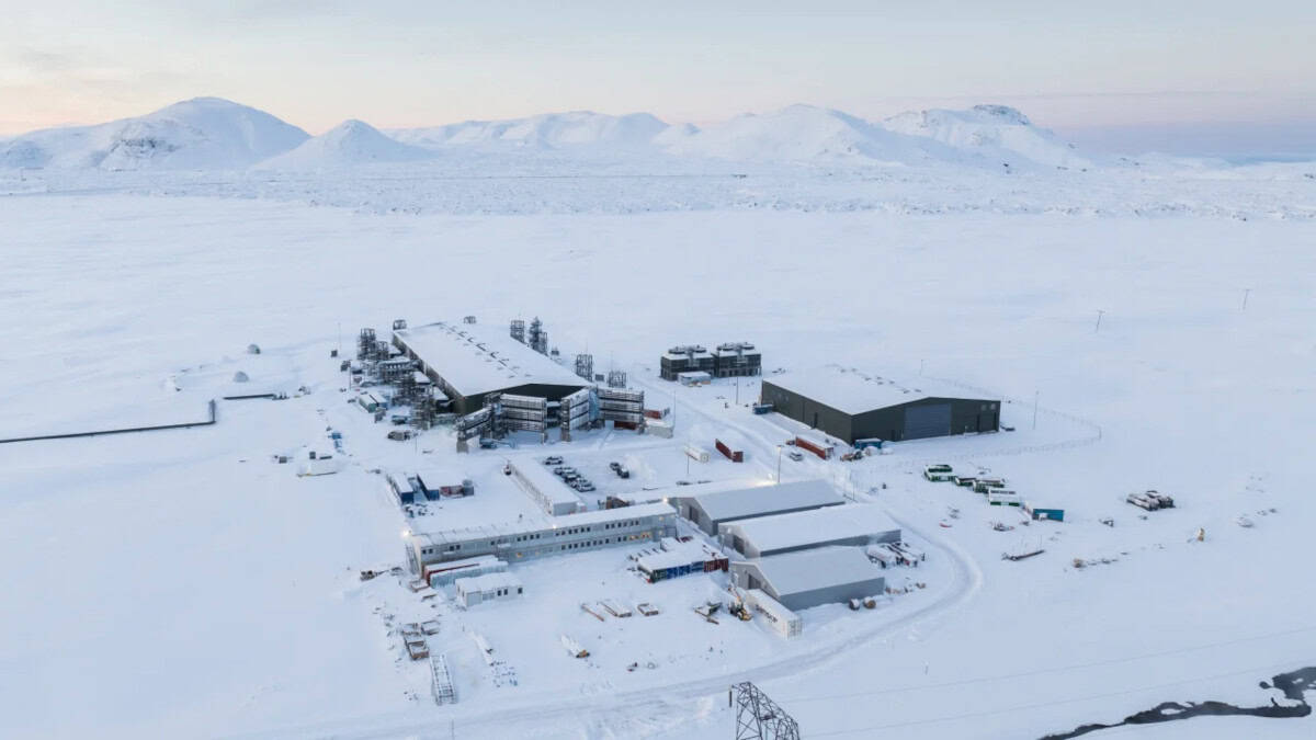 Mammoth: L'impianto islandese che aspira 36.000 tonnellate di CO₂ all'anno